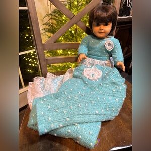 American Girl Doll with Dollie & Me Dress set Size 6 Pleasant Company